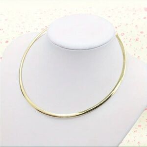 Niche 2025 Elegant Smooth Curved Choker Necklace - Short Clavicle Chain